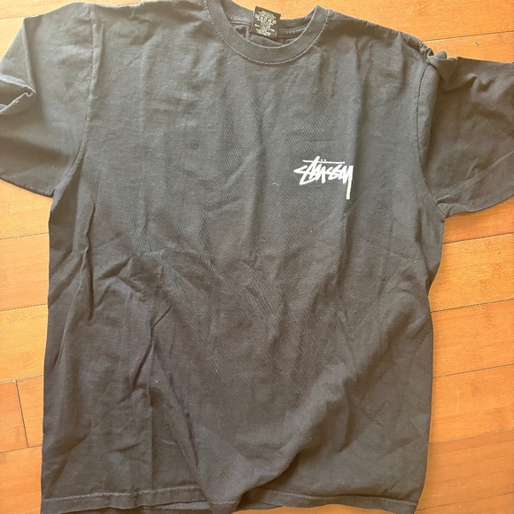 Stussy Black Graphic T - size medium - Picture 1 of 2